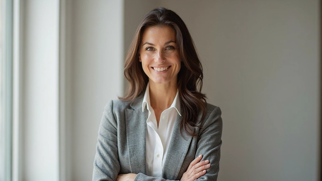Retrato profissional de mulher portuguesa que completou o curso de bem-estar