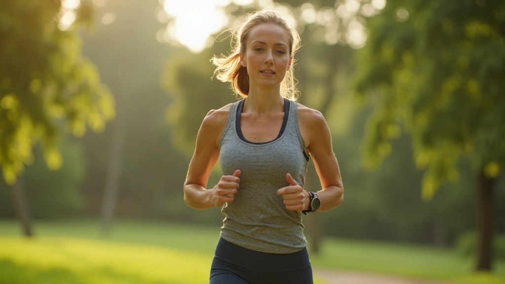 Mulher praticando mindfulness em ambiente calmo e natural com plantas verdes
